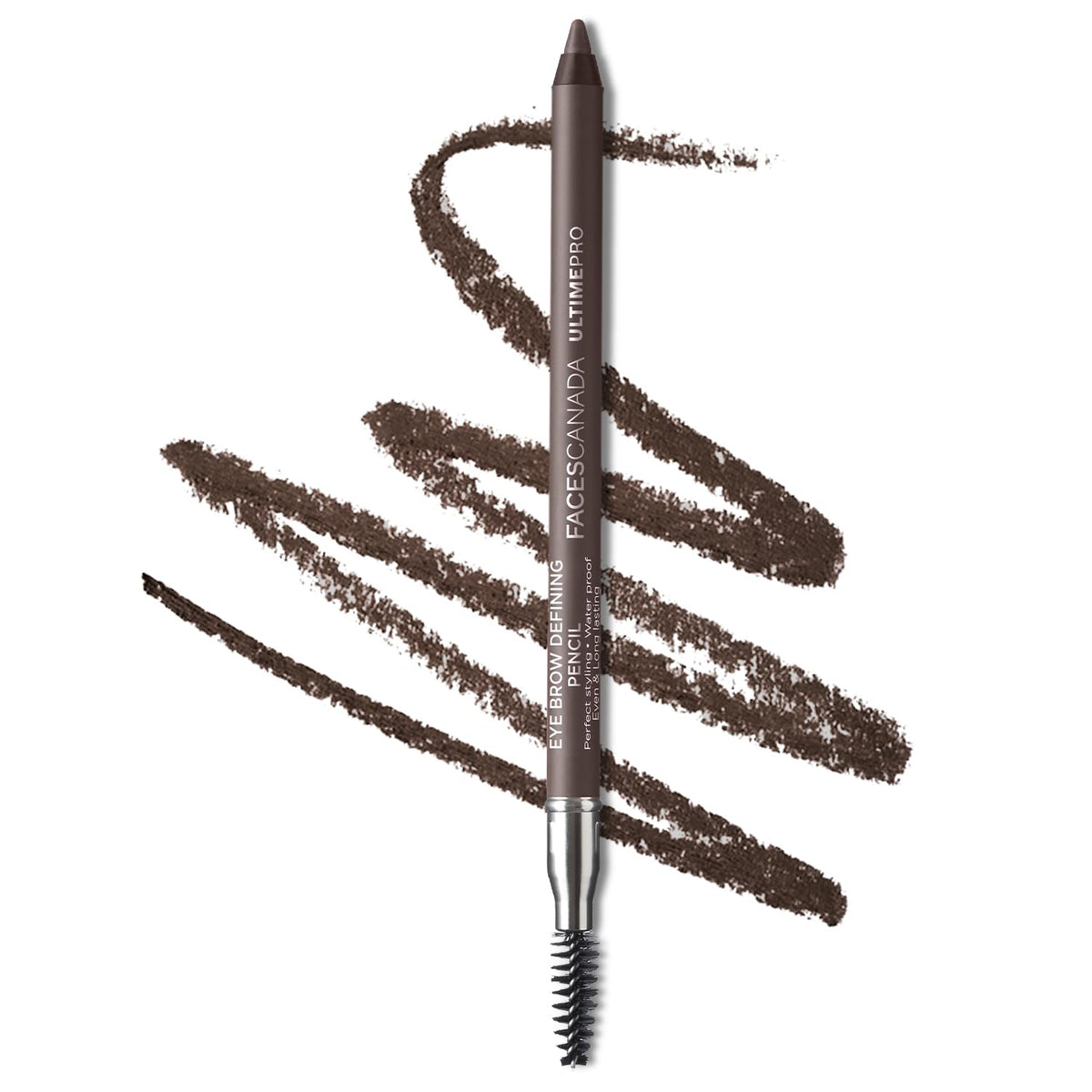 Facescanada Ultime Pro Eyebrow Pencil Tan 01 - Waterproof, Smudge-Proof, Built-In Spoolie,