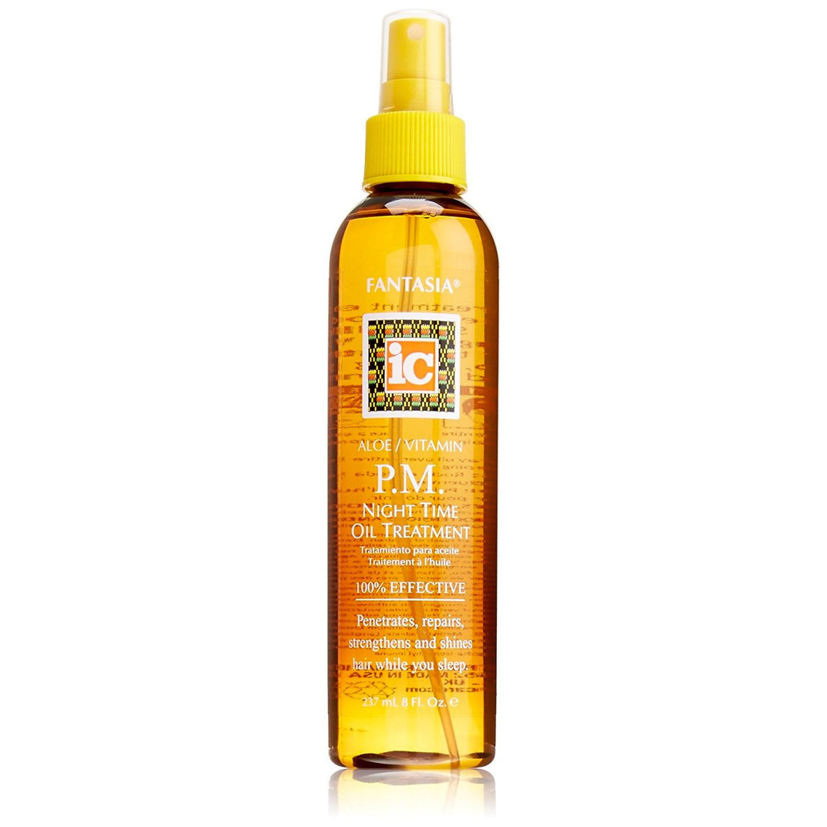 Fantasia Night Oil Treatment, 8 Fl Oz - Nourishing Hair Oil For Soft, Shiny Hair