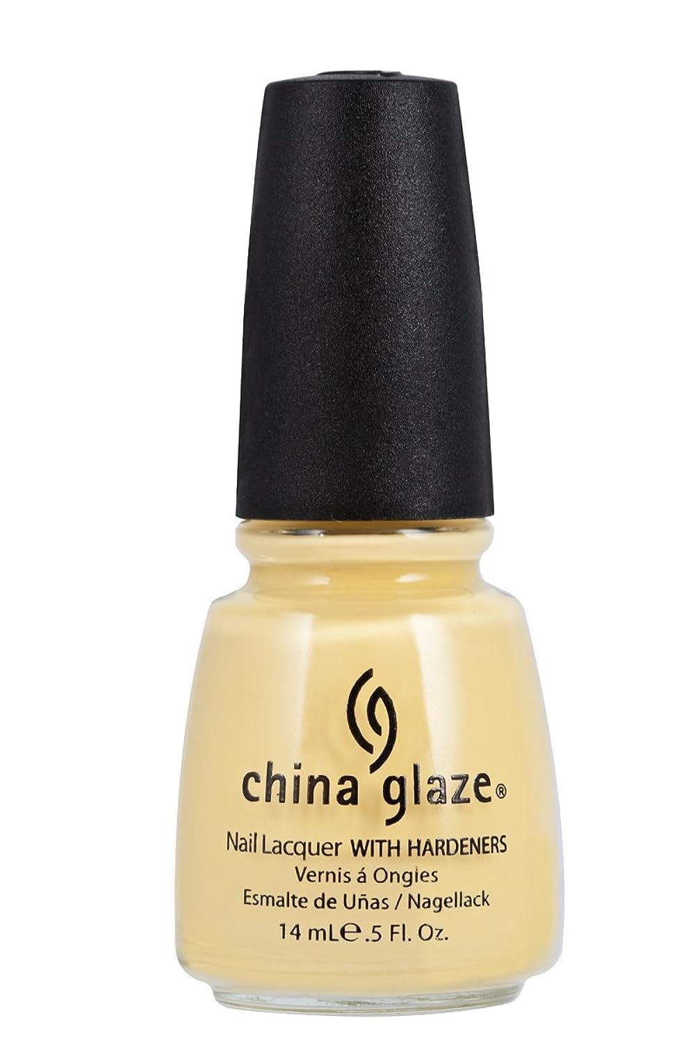 China Glaze Nail Polish - Lemon Fizz 871, Yellow, 0.5 Fl Oz, Long-Lasting Color