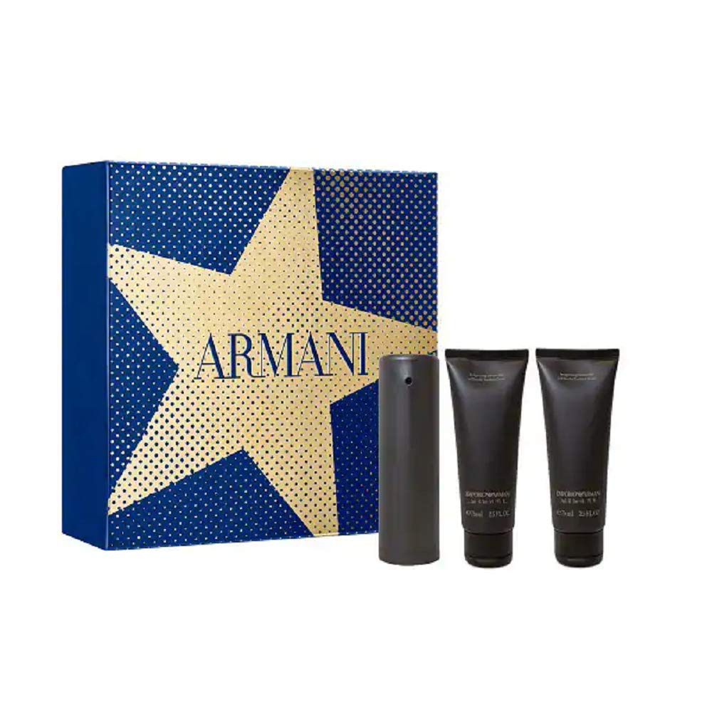 Emporio Armani Men'S 3-Piece Set: 1.7Oz Eau De Toilette Spray & 2.5