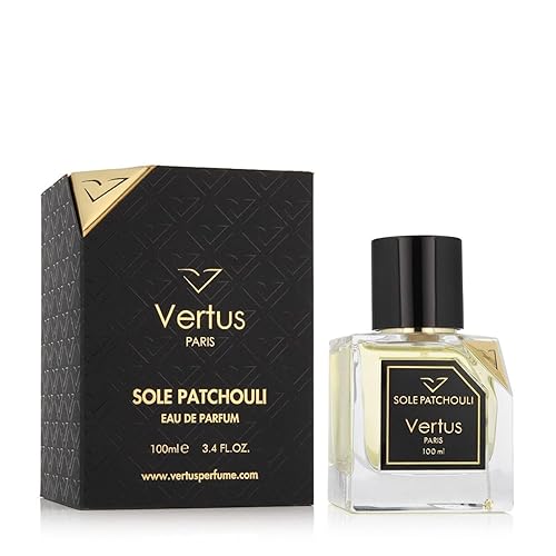 Vertus Sole Patchouli Paris Eau de Parfum Unisex 100ml - Luxurious Fragrance for Him & Her, Long-lasting Scent, Perfect Gift