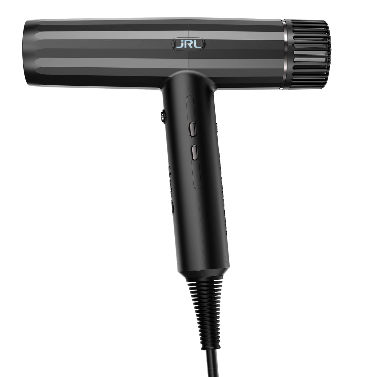 JRL Forte Pro Dryer - Ionic Hair Blow Dryer with Diffuser, 3 Settings, Fast Drying, Black