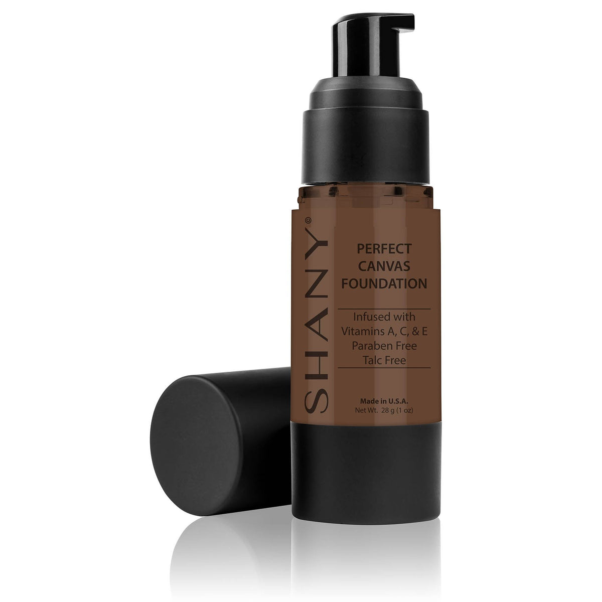 Shany Perfect Canvas Liquid Foundation, Dark Cool 2 - Paraben Free, Oil Free, 30Ml