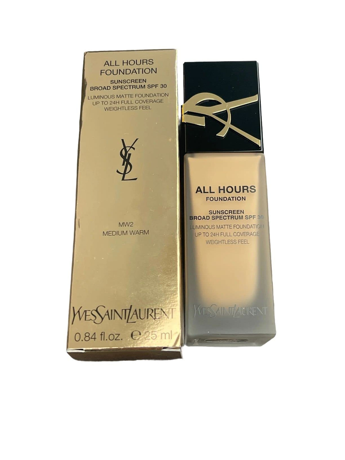 Yves Saint Laurent MW2 Cream Foundation Concealer - Cranberry, 0.85 Oz, Flawless Finish