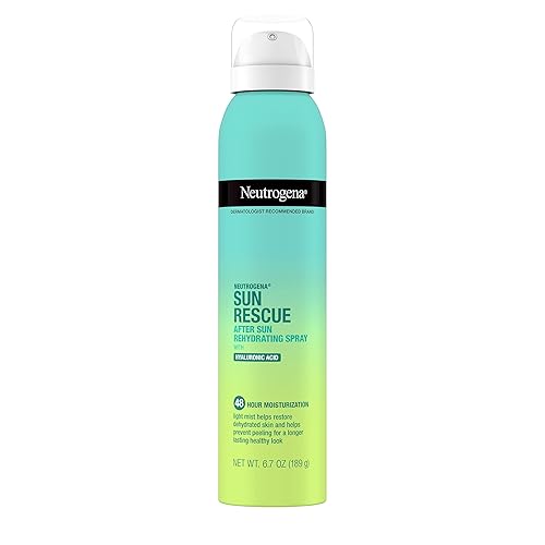 Neutrogena Sun Rescue After Sun Spray, 6.7 Oz | Hydrating Mist With Hyaluronic Acid, Vegan