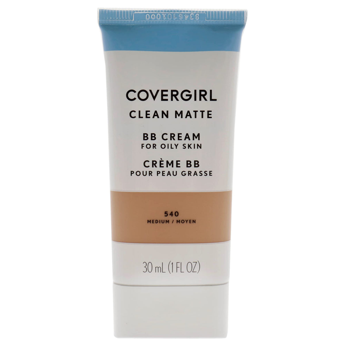 Covergirl Clean Matte Bb Cream, Oil-Free, Lightweight, Medium - 540, 1 Oz, Cruelty-Free