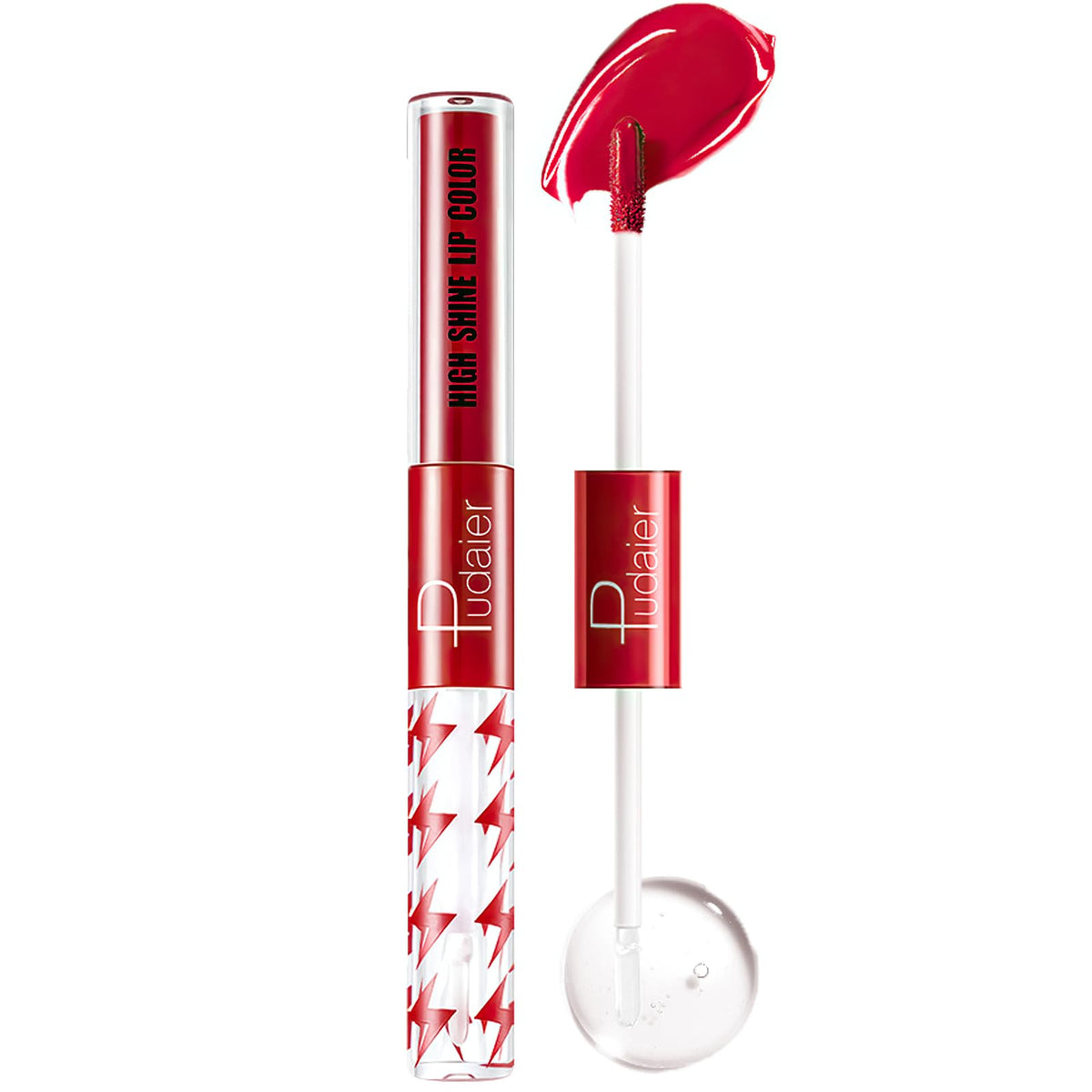 Mielikki Dual Ended Liquid Lipstick & Clear Gloss, Moisturizing, Lightweight, Long Lasting #12