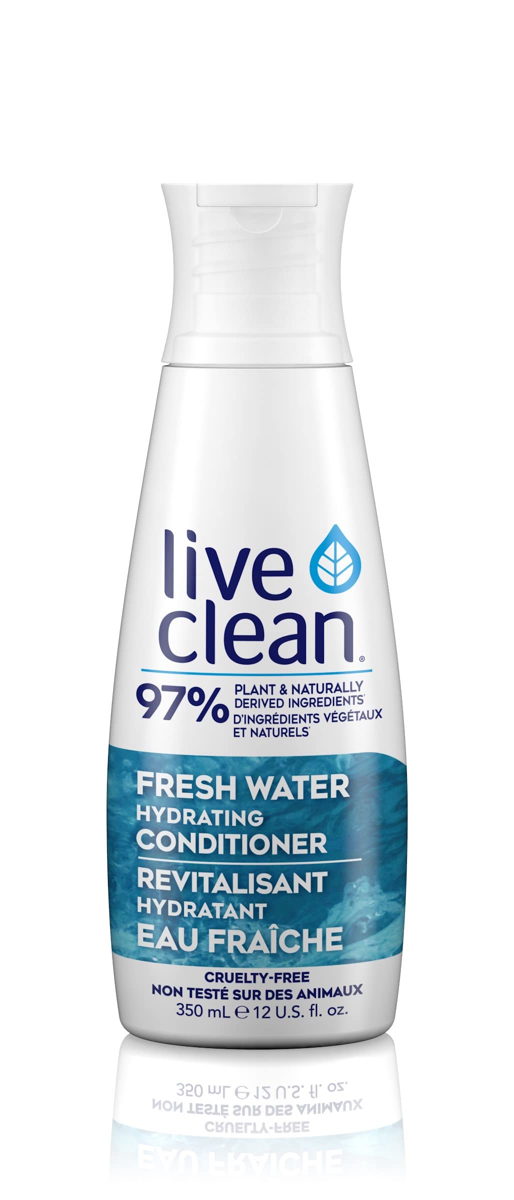 Live Clean Hydrating Fresh Water Conditioner, 12 Oz - Moisturizing Hair Care