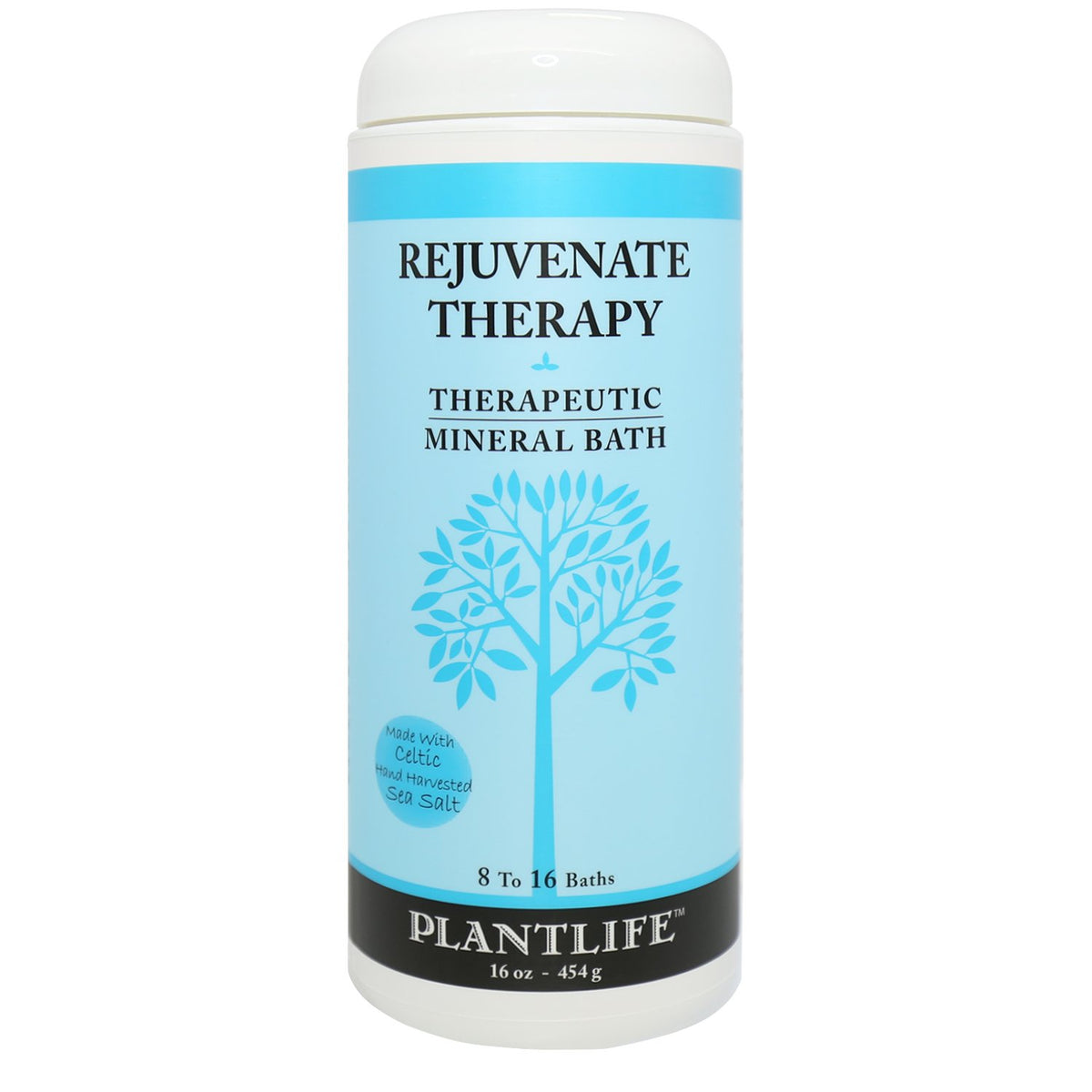 Plantlife Aromatherapy Bath Salts - 16 Oz Rejuvenate Therapy For Balance & Calm