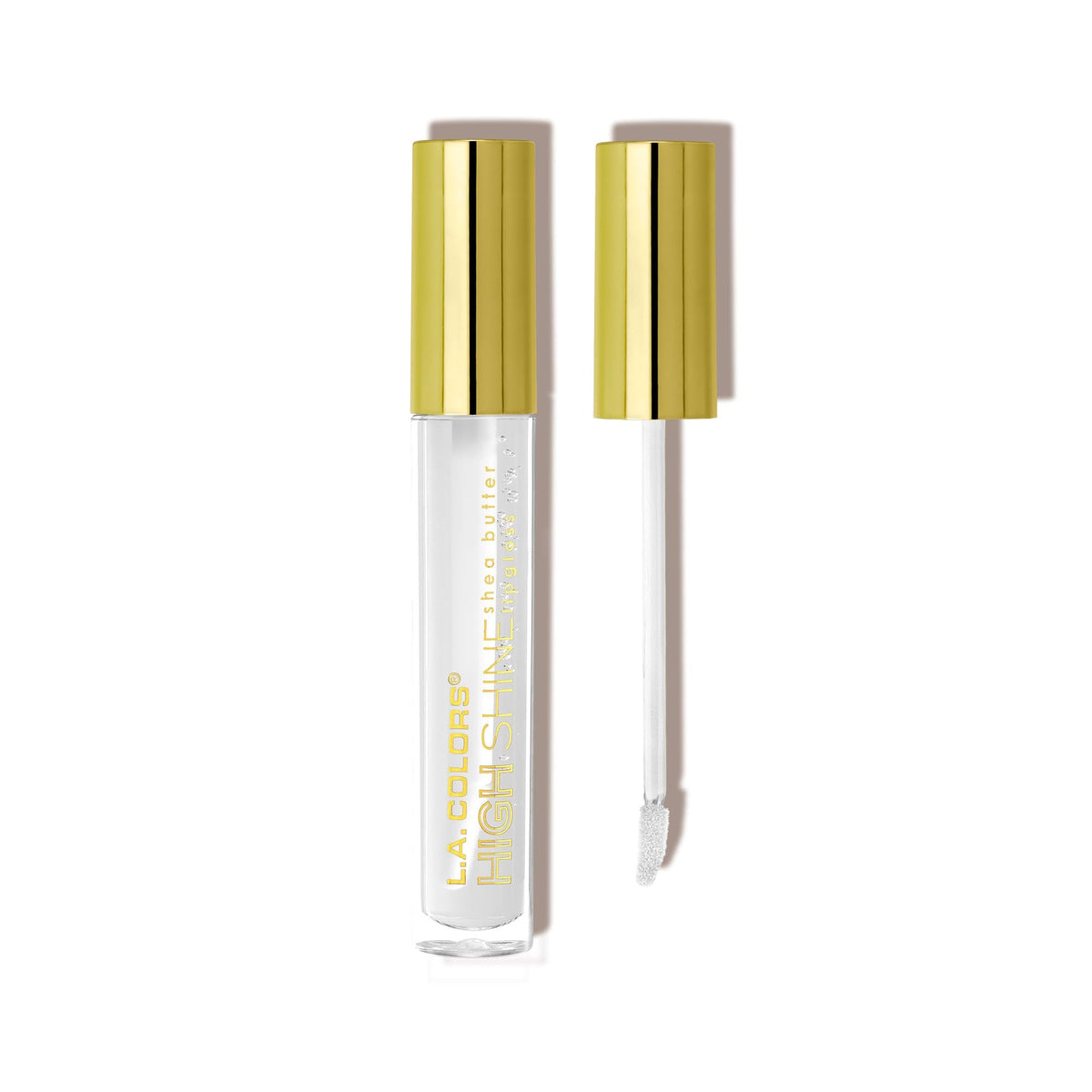 L.A. Colors High Shine Clear Lipgloss - 0.14 Ounce Moisturizing Gloss For Glossy Lips