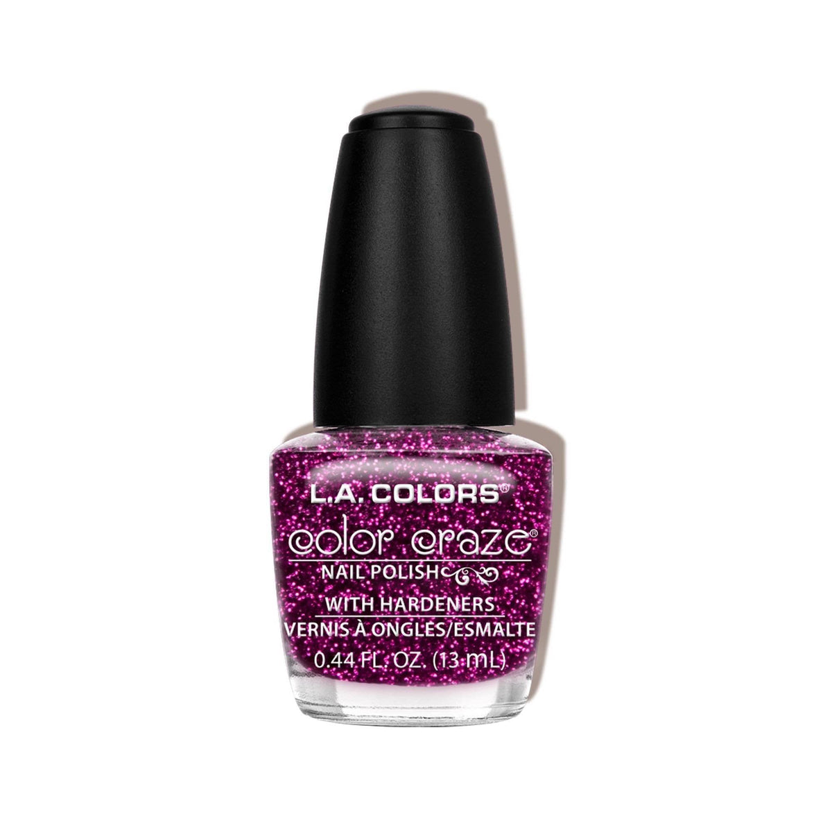 L.A. Colors Craze Nail Polish - Treasure Island, 0.44 Fl Oz, Vibrant Long-Lasting Color