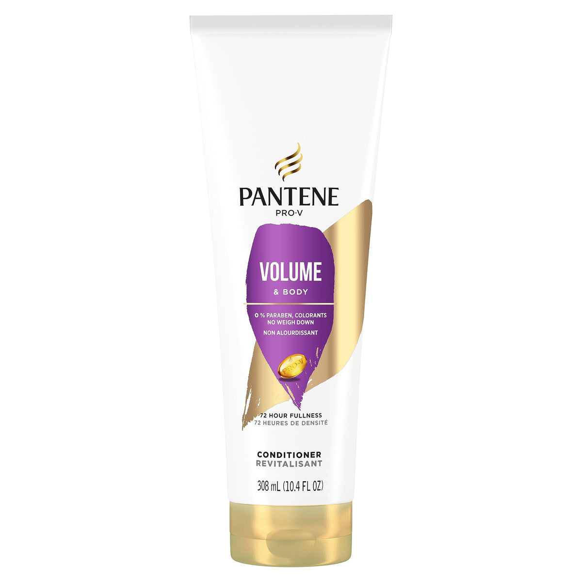 Pantene Pro-V Volume & Body Conditioner, 10.4Oz - Lightweight Moisturizing Hair Care