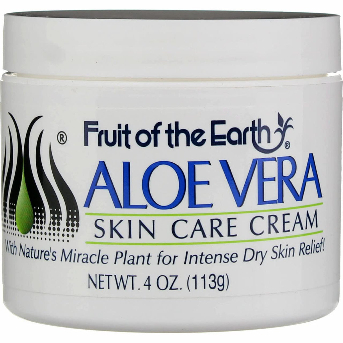 Fruit Of The Earth Aloe Vera Skin Care Cream, 4 Fl Oz - Hydrating Moisturizer For Healthy Skin