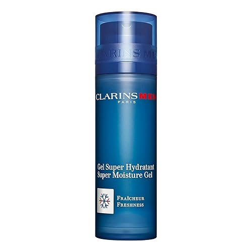 Clarins Super Moisture Gel For Men - Hydrating Cooling Gel, Soothes Skin After Shaving, 1.7 Oz