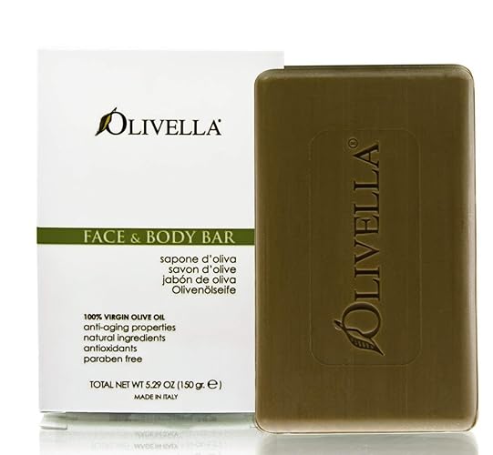 Olivella 100% Virgin Olive Oil Bar Soap - 5.29 Oz Face & Body Cleanser