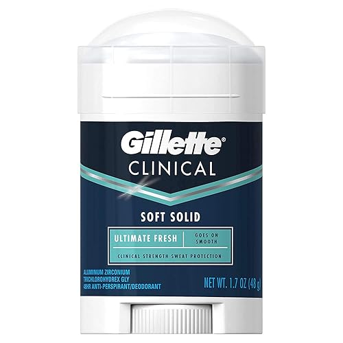 Gillette Clinical Anti-Perspirant Deodorant, Ultimate Fresh, 1.7 Oz, Pack Of 3