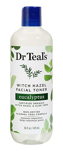 Dr Teal'S Witch Hazel Facial Toner With Eucalyptus & Aloe Vera, 16 Oz.