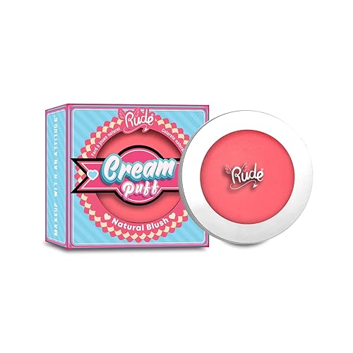 Rude Cream Puff Natural Blush - Cranberry, 0.21 Oz - Women'S Makeup By Rude Cosmetics