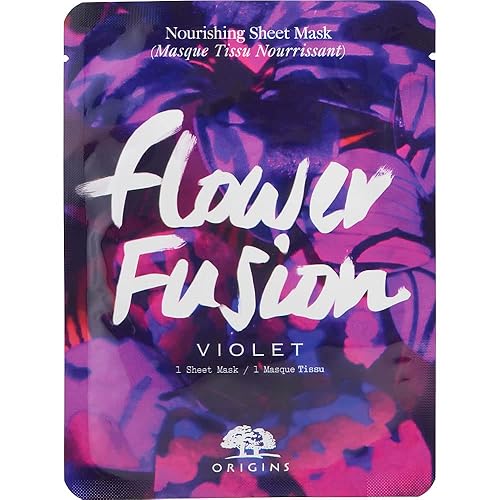 Origins Flower Fusion™ Violet Nourishing Sheet Mask - 1 Oz Hydrating Facial Treatment