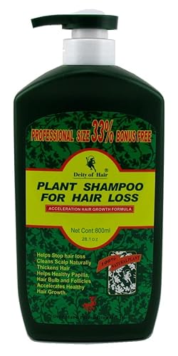 Deity Shampoo Plant Bonus 28.1 Oz - Professional Size, Pack Of 3, Sulfate-Free Formula