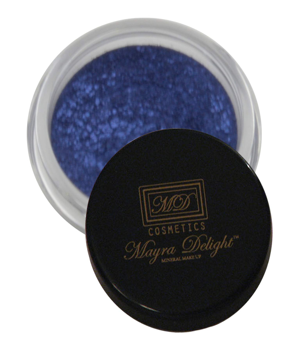 Mayra Delight Sapphire Blue Loose Powder Eye Shadow - Non-Toxic Shimmer, 35 Colors