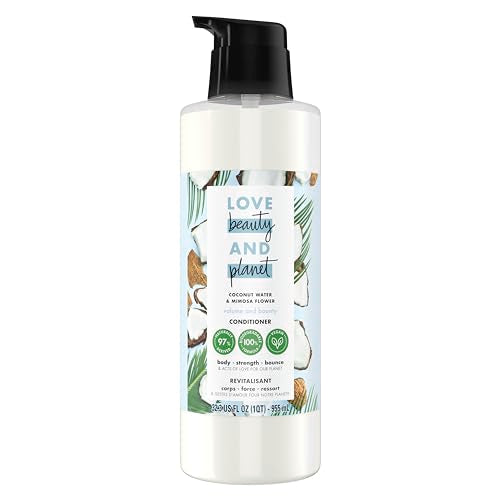 Love Beauty And Planet Volumizing Conditioner 32 Oz - Silicone-Free Coconut Water & Mimosa Flower