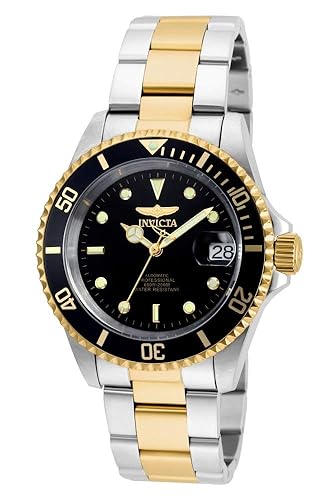 Invicta Men'S Pro Diver 8927Ob Two Tone Automatic Watch - Stainless Steel, Black Dial