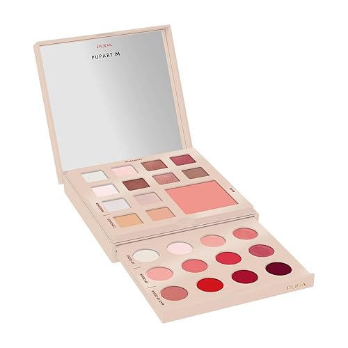 Pupa Milano Pupart M Makeup Palette 001 Nude - Blush, Concealer, Highlighter, Eyeshadow, Lip Gloss