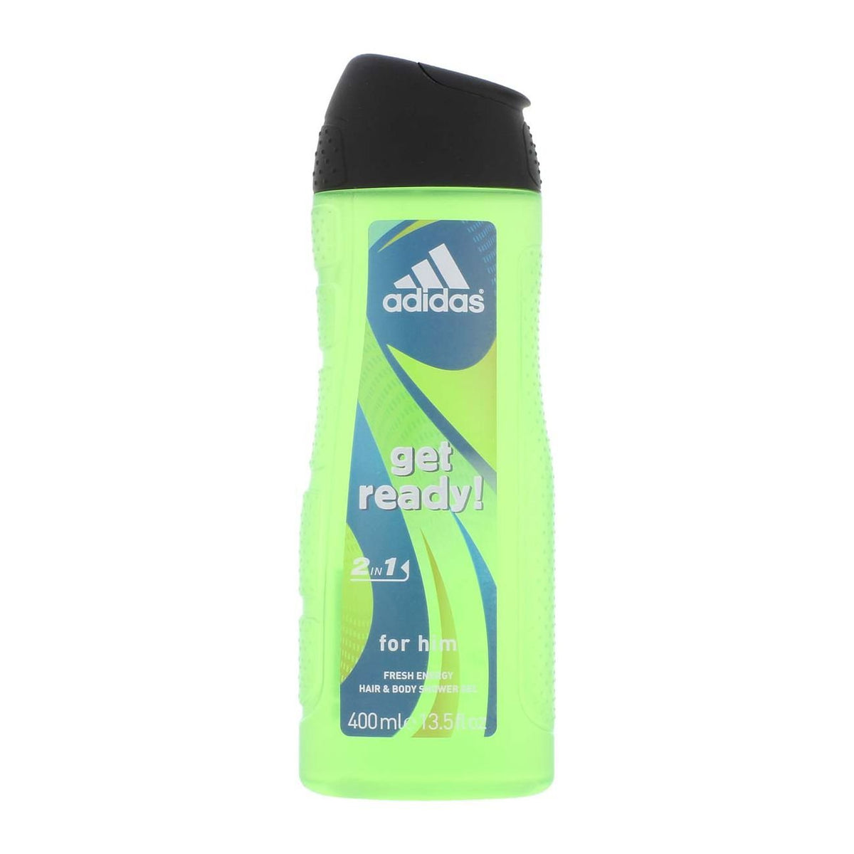 Adidas Get Ready Shower Gel, 13.3 Oz - Refreshing Body Wash For Men