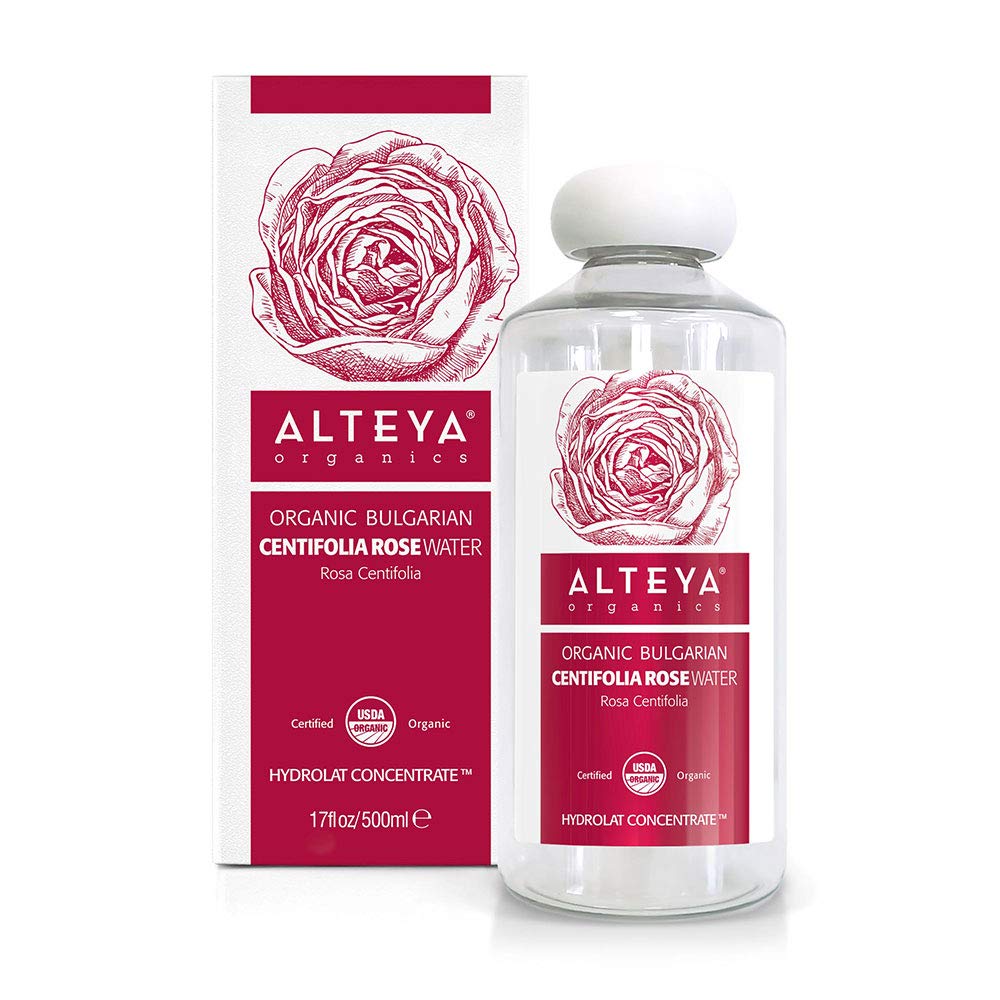 Alteya Organics Centifolia Rose Water 500Ml - 100% Organic Pure Flower Water, Steam-Distilled