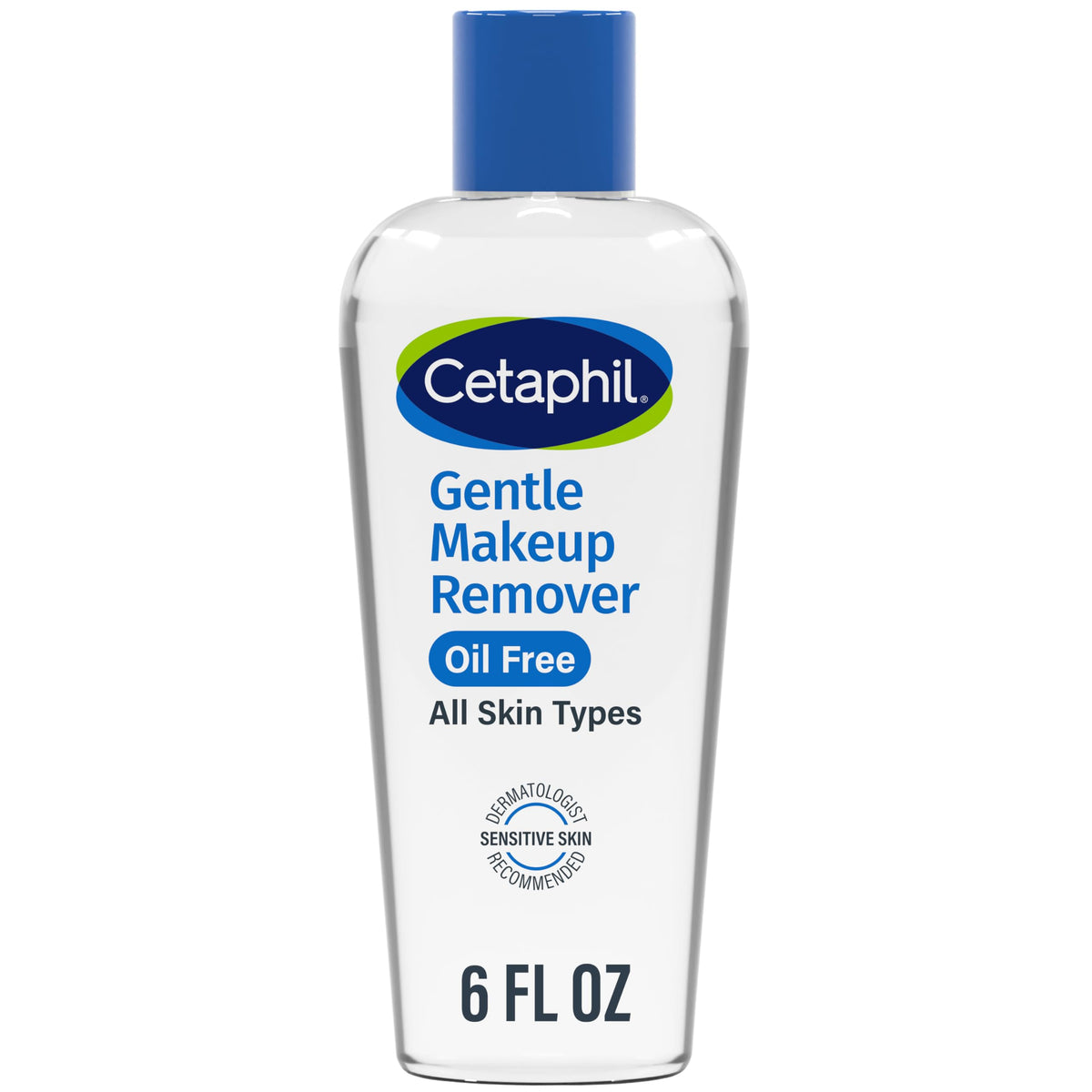 Cetaphil Gentle Waterproof Makeup Remover, Oil-Free, 6 Fl Oz - Sensitive Skin Formula