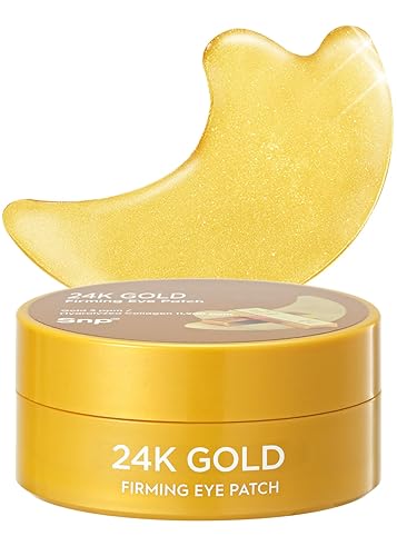 Snp 24K Gold Firming Eye Patch - Collagen Under Eye Patches For Dark Circles, 60 Count