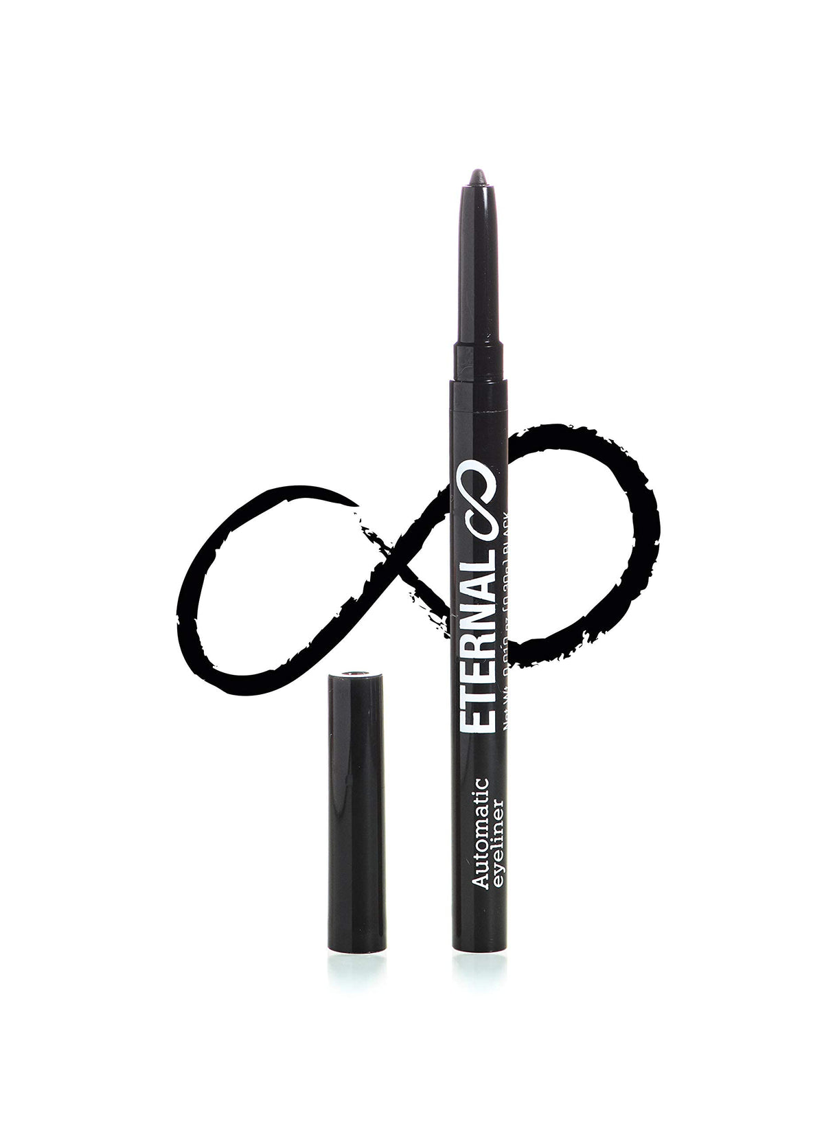 Eternal Gray Automatic Water Resistant Eyeliner - Long Lasting, No Smudge Mechanical Pencil