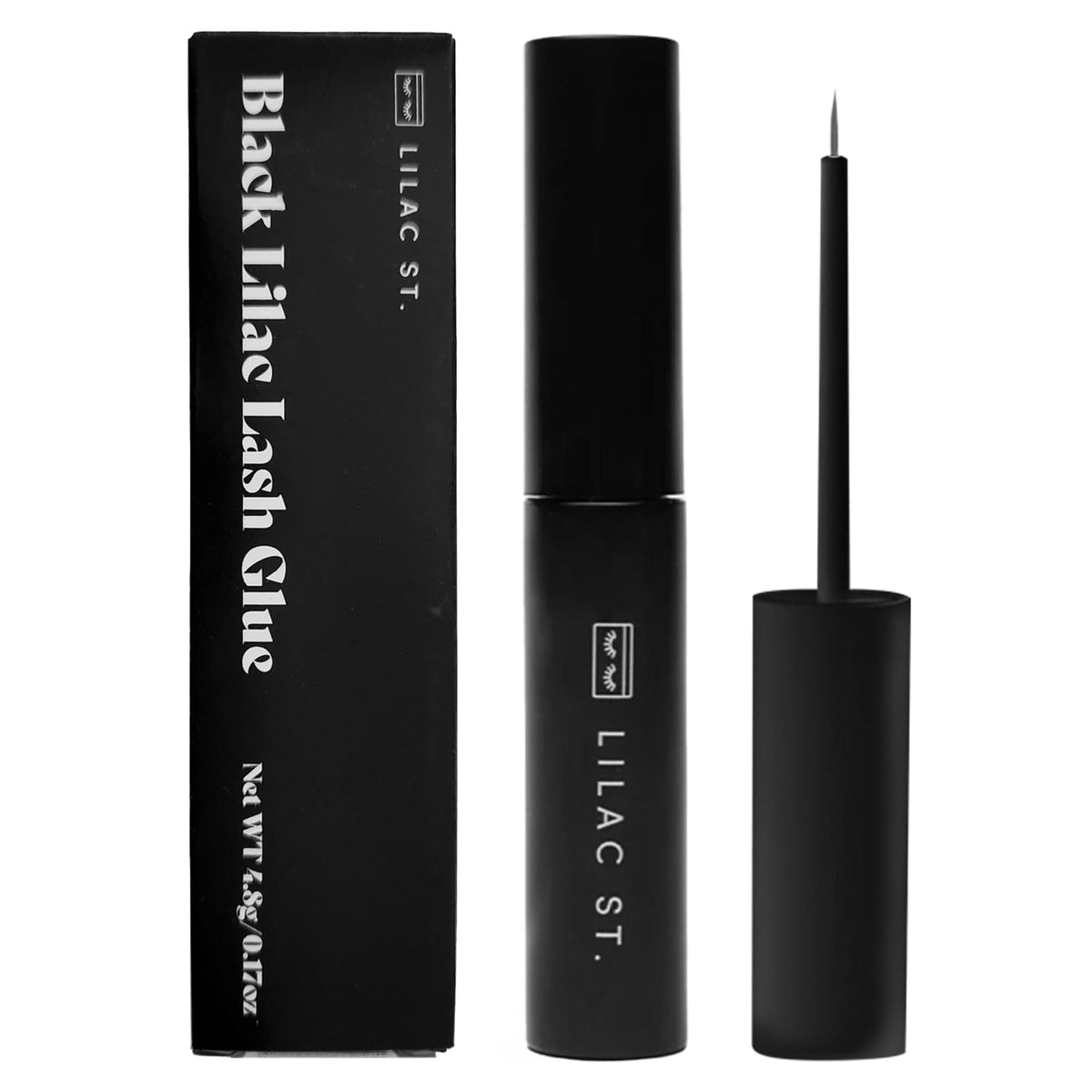 Lilac St. Black Lash Glue - Beginner Friendly, Strong Hold, Waterproof, Vegan, Sensitive Eyes Safe