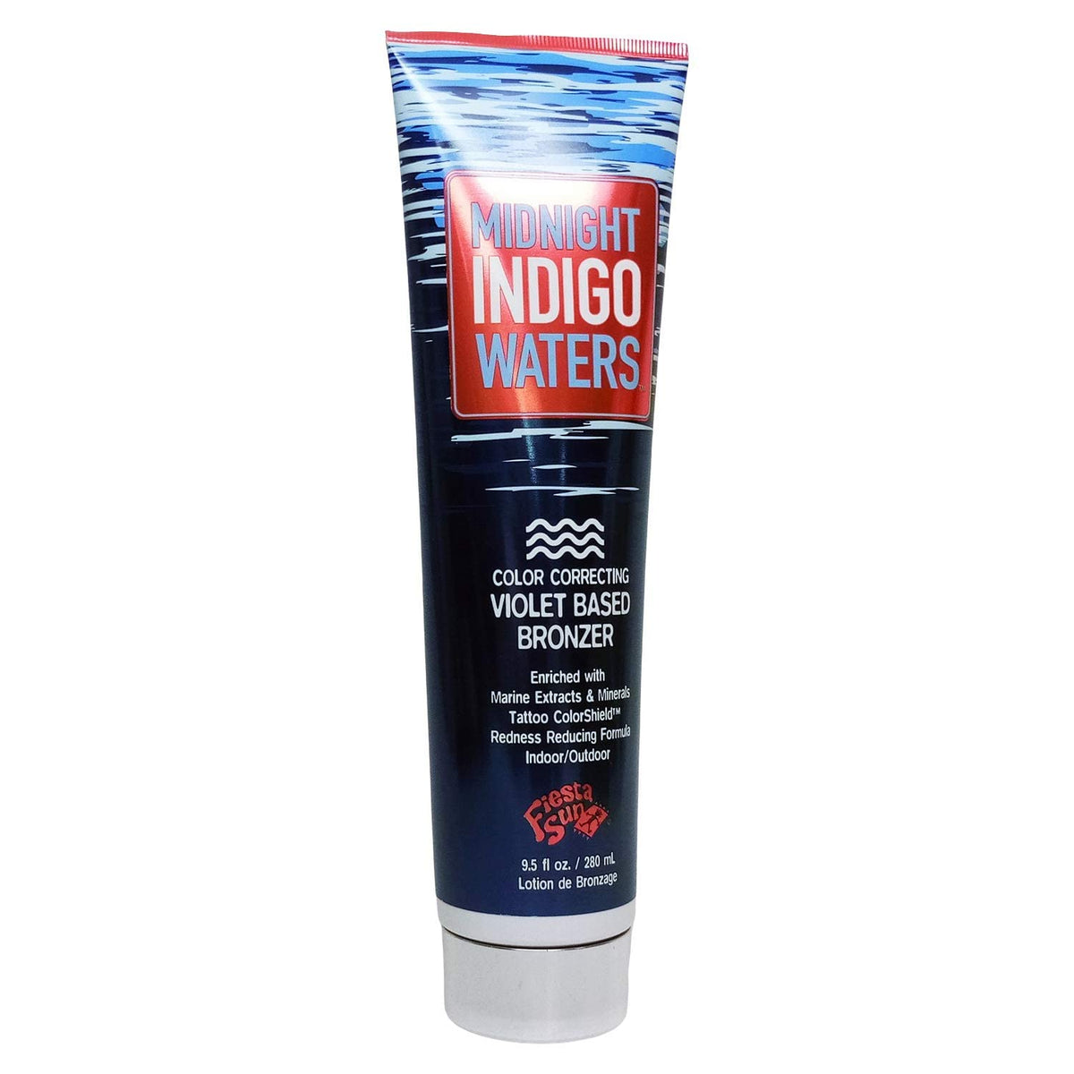 Fiesta Sun Midnight Indigo Waters Dha Bronzer - 9.5Oz Water Violet Tanning Lotion