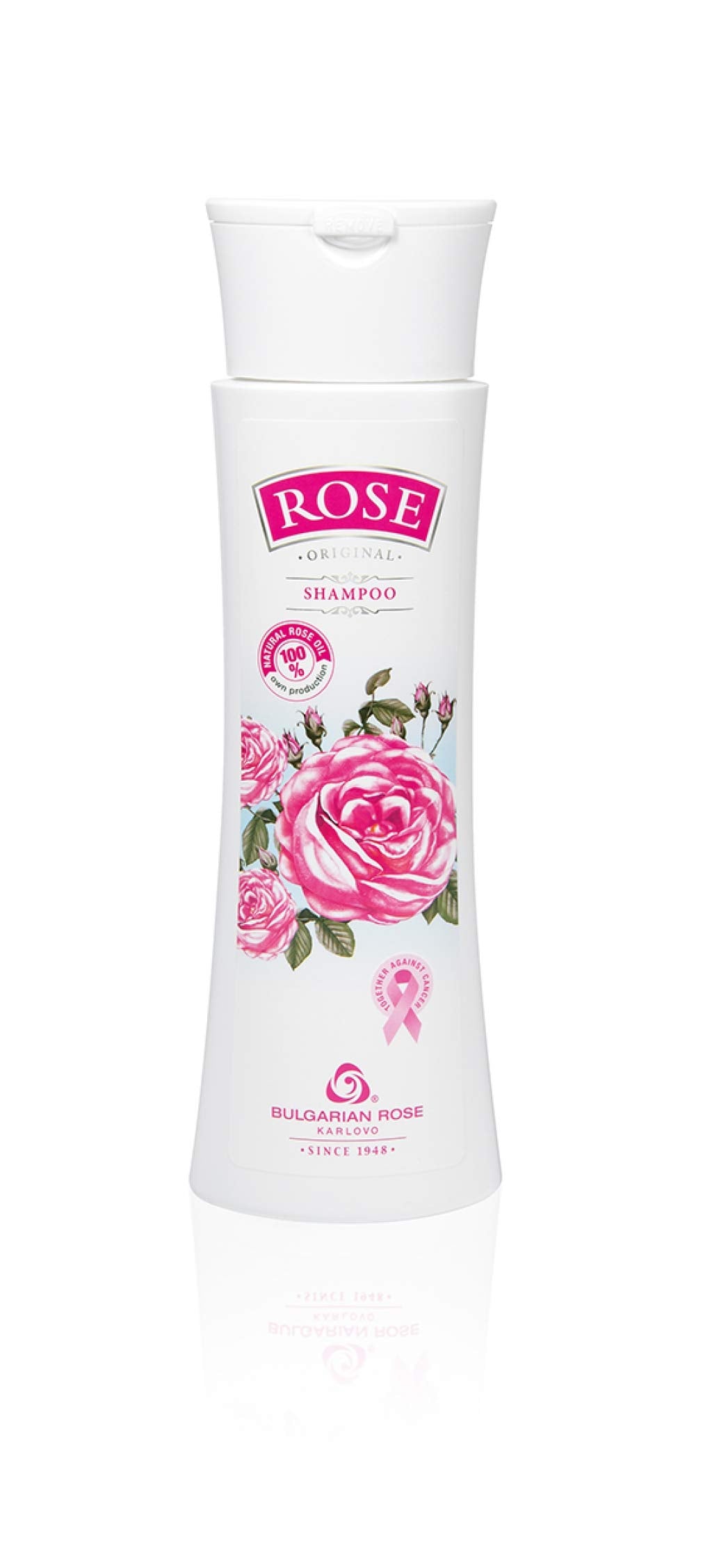 Rose Bulgarian Shampoo - Hydrating, Moisturizing, Safe For Color-Treated Hair, Paraben & Dye-Free