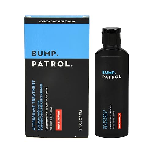 Bump Patrol Maximum Strength Aftershave - Eliminate Razor Bumps & Ingrown Hairs, 2 Oz