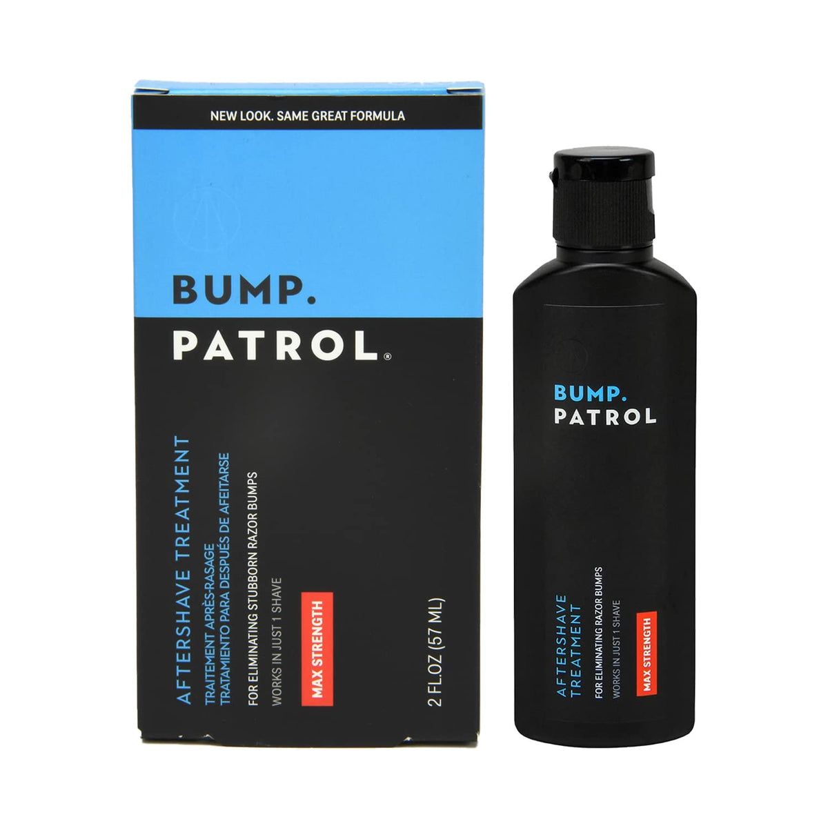 Bump Patrol Maximum Strength Aftershave - Eliminates Razor Bumps & Ingrown Hairs - 4 Oz