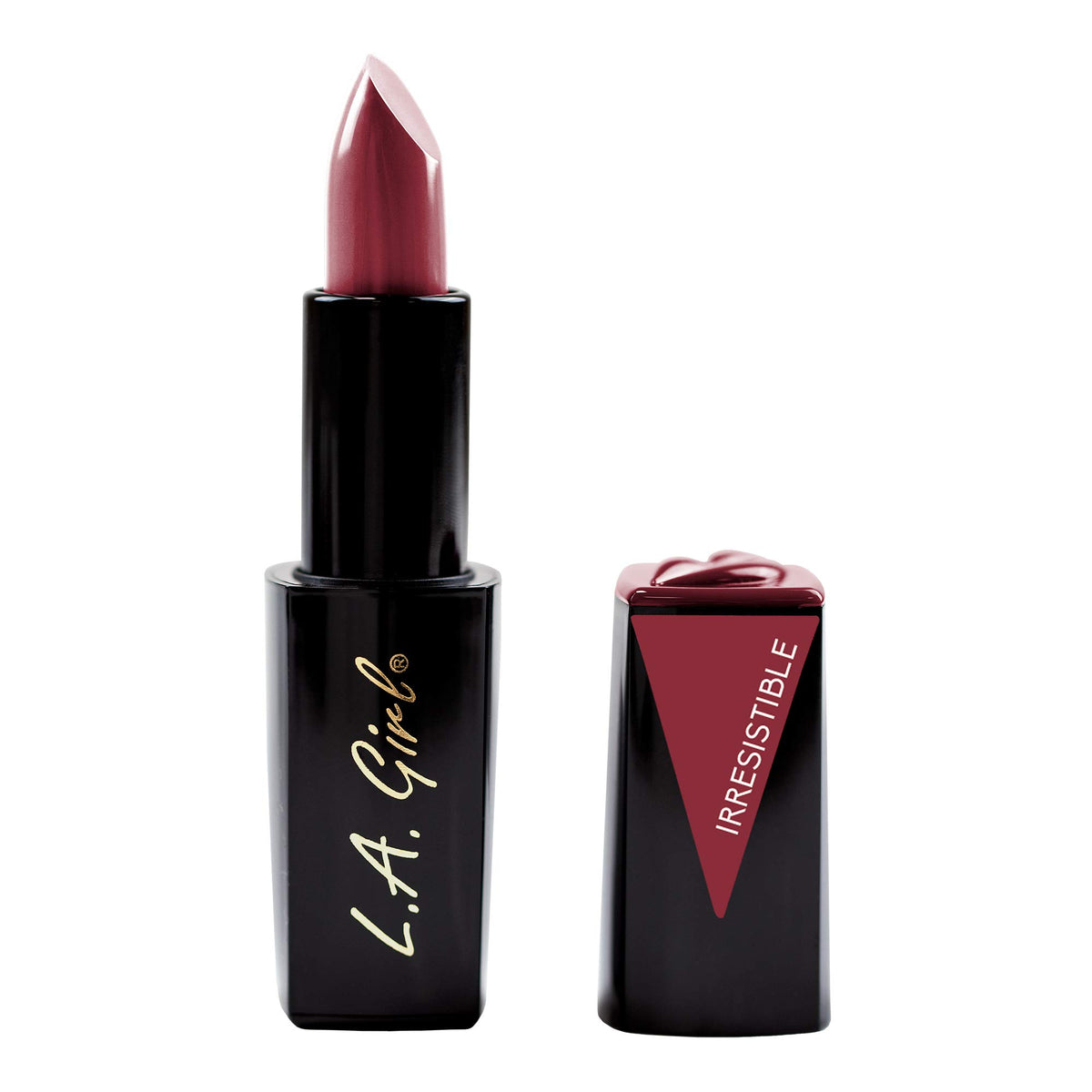 L.A. Girl Lip Attraction Lipstick - Irresistible, 1 Oz - Long-Lasting Color & Hydration