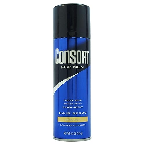 Consort Extra Hold Unscented Hair Spray For Men, 8.3 Oz – Ideal For Thin Hair Styling