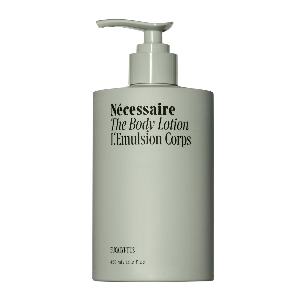 Nécessaire Body Lotion With Pump - Eucalyptus, Multi-Peptide Firming, 2.5% Niacinamide,