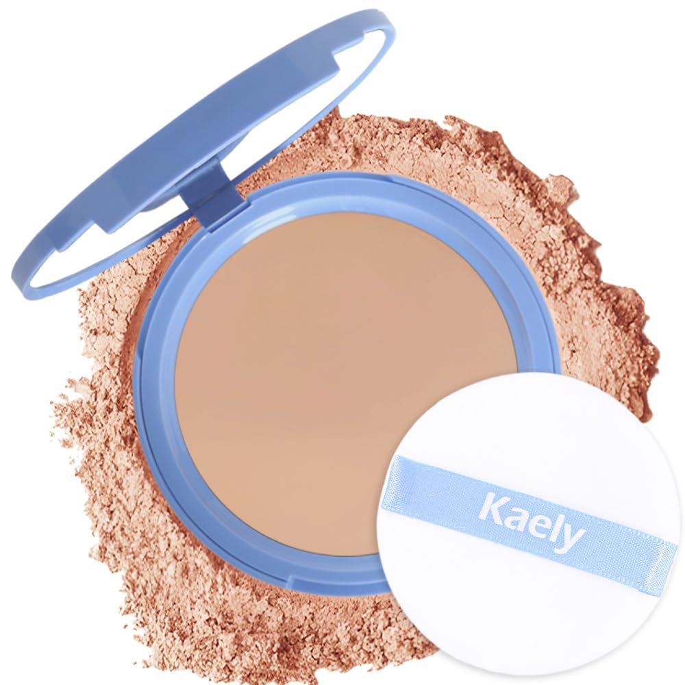 Feicuiyun Matte Pressed Powder - Waterproof, Long Lasting, 140 Golden Beige, 0.35 Oz