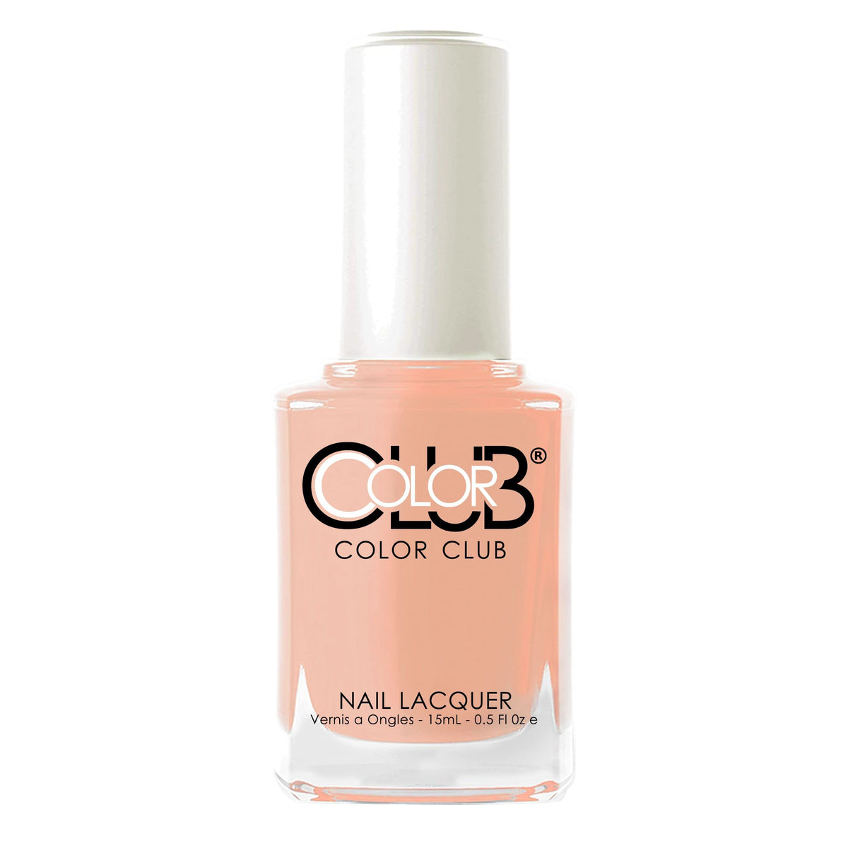 Color Club Barely There Nail Lacquer 0.5 Fl Oz - Beige Gel Polish For Manicure