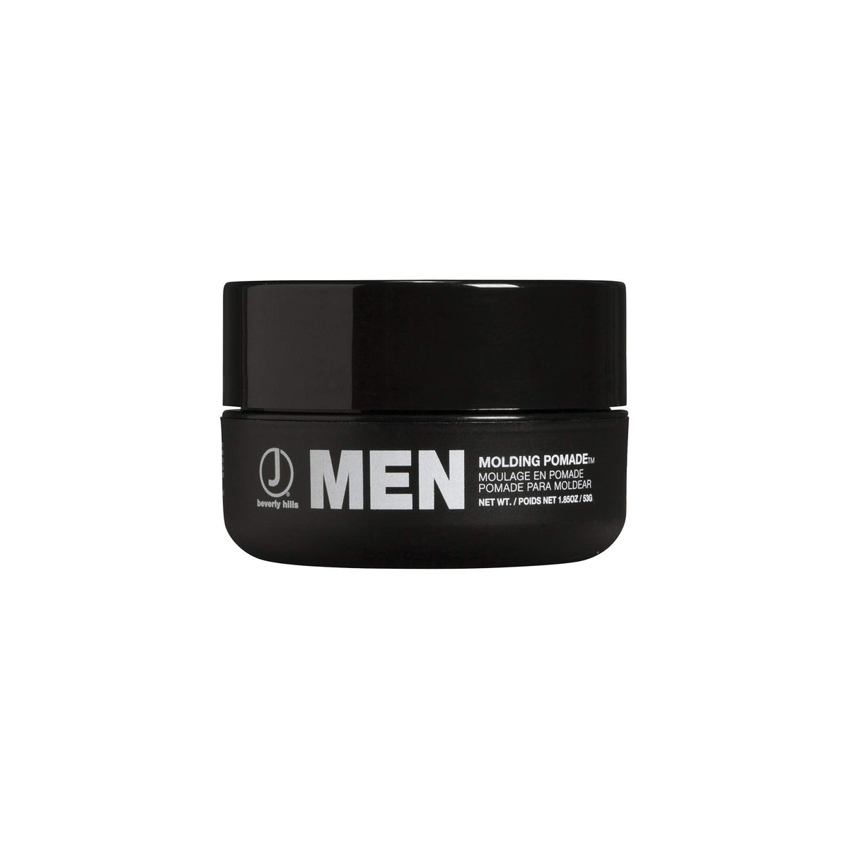 J Beverly Hills Men's Molding Pomade with Aloe Vera, 2 Oz - Smooth Finish Hair Styling