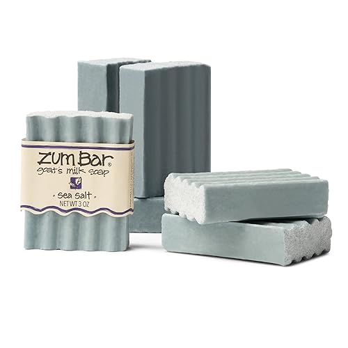 Zum Goat'S Milk Soap - Sea Salt - 3 Oz (6 Pack) - Nourishing Bar For Healthy Skin