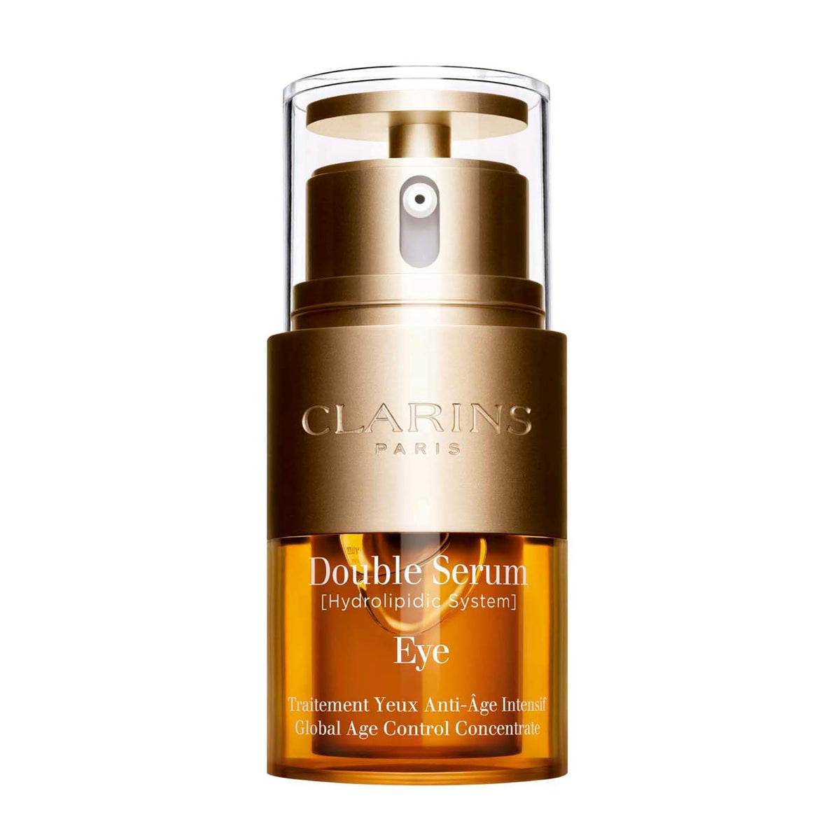 Clarins Double Serum Eye - Anti-Aging Treatment, Hydrating, Firms, 0.6 Oz With 13 Plant Extracts