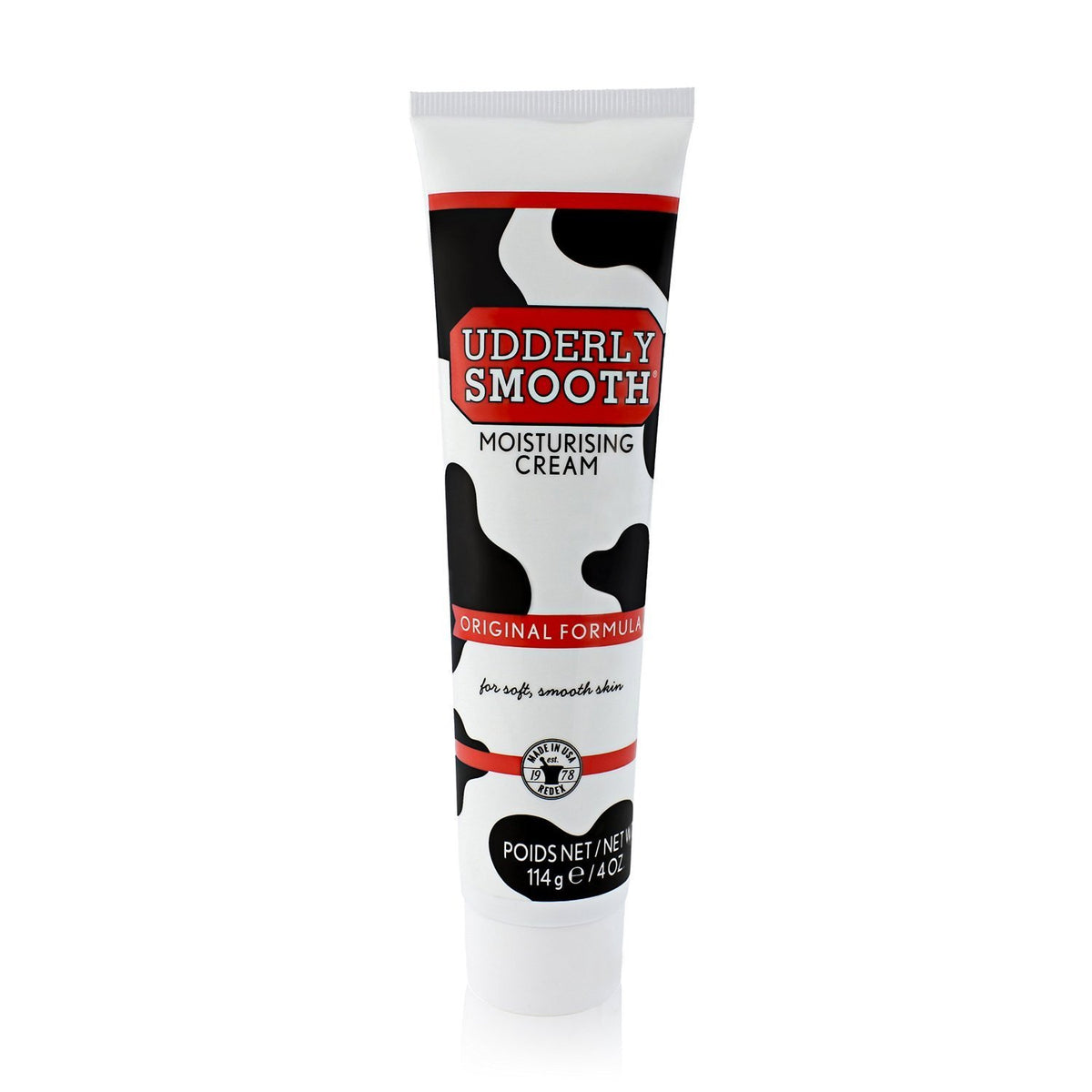 Udderly Smooth Hand Cream 4 Oz - Moisturizing Lotion For Dry Skin, Non-Greasy Formula