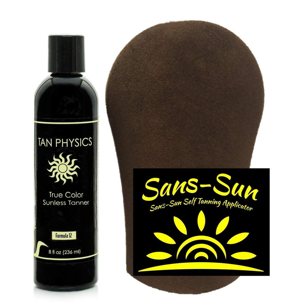 Tan Physics Self Tanner - 8 Fl Oz Sunless Tanner With Tanning Mitt - Best Fake Tan