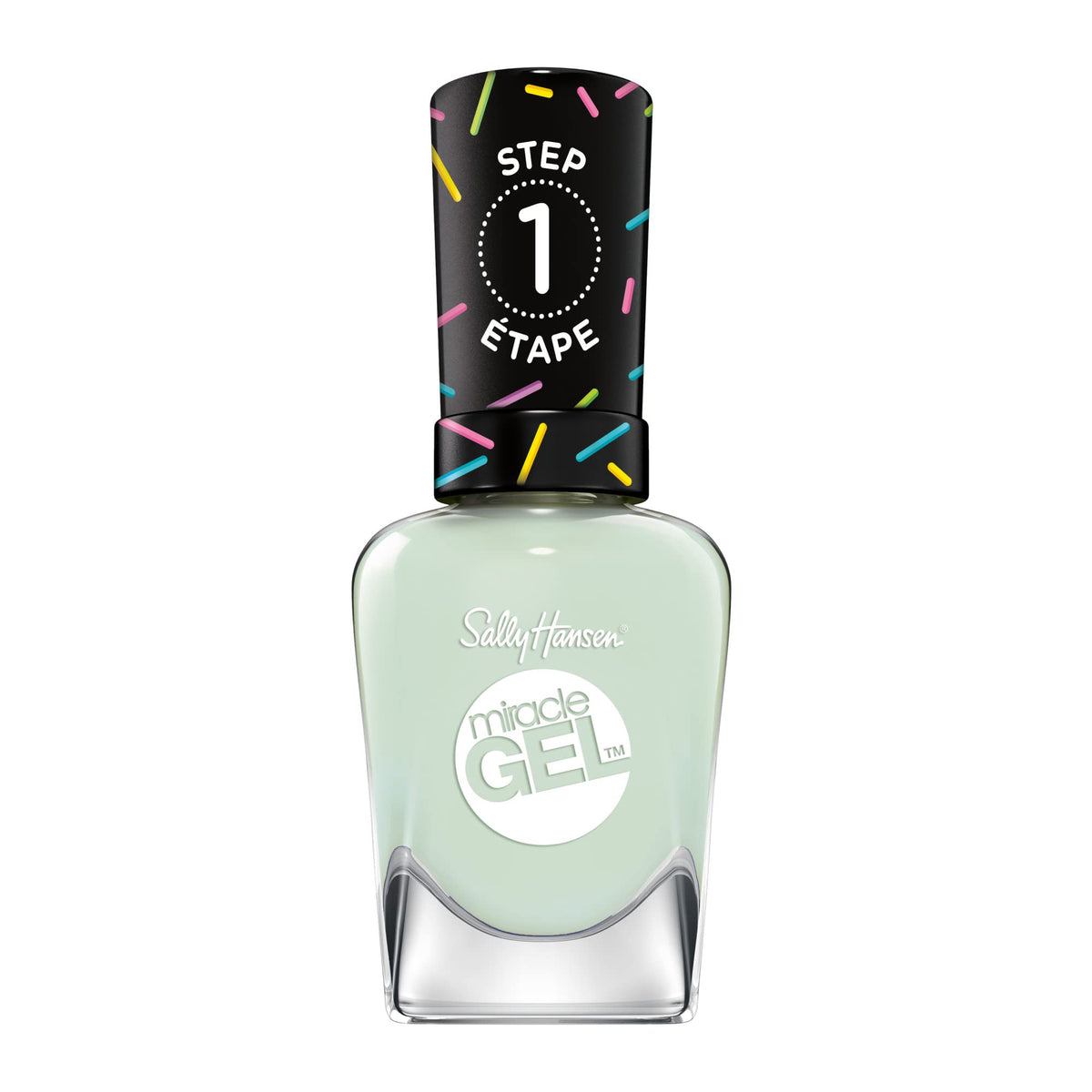 Sally Hansen Miracle Gel Donut Shop Collection Nail Polish  Mint Together  05 Fl Oz