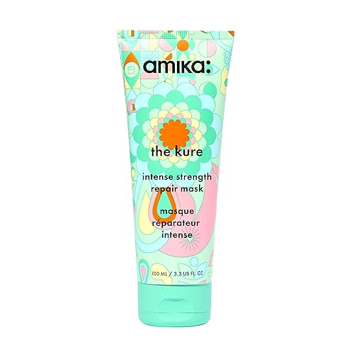 Amika The Kure Intense Strength Repair Mask, 100Ml - Deep Conditioning For Damaged Hair